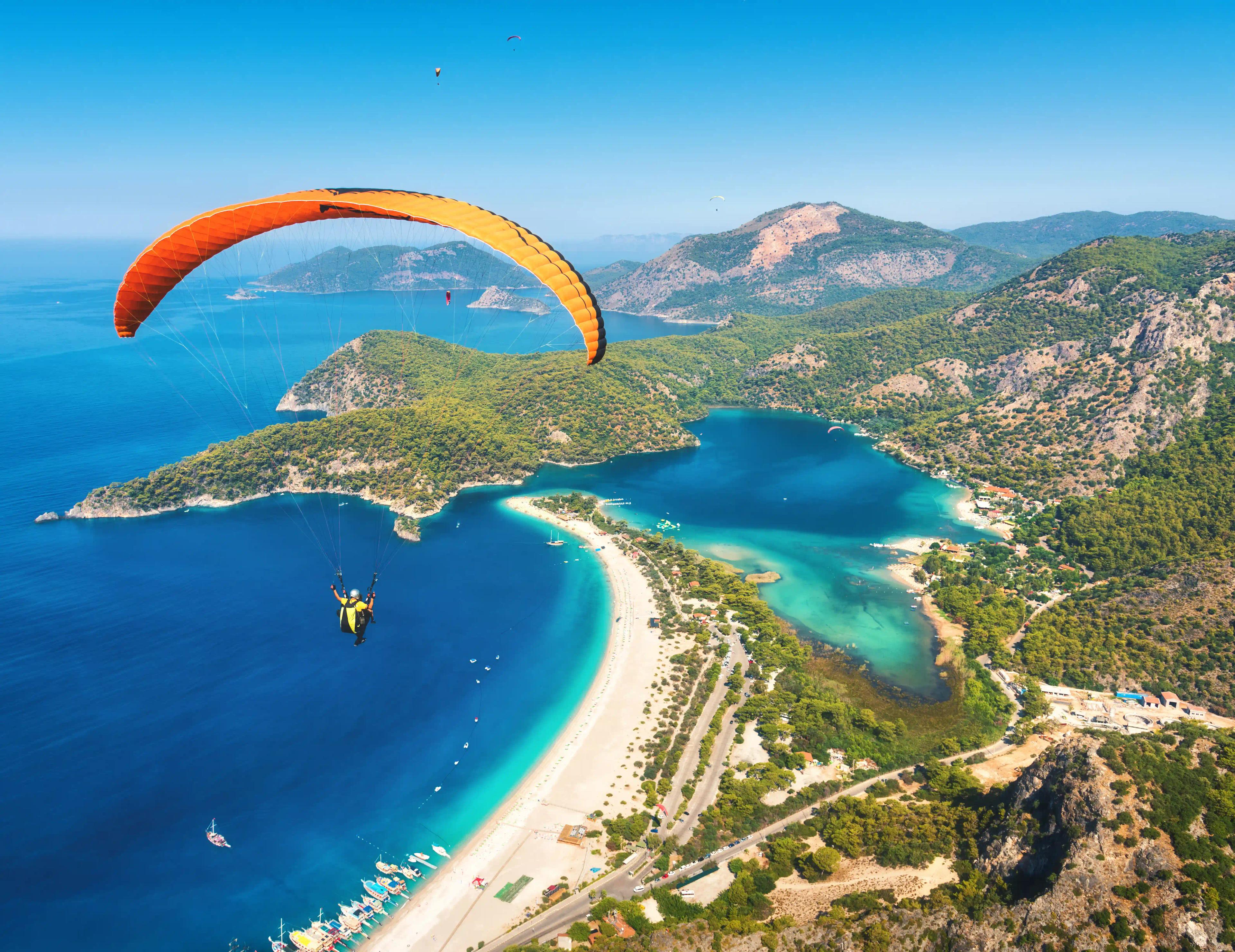 Paragliding Adventure in Fethiye Oludeniz | Best Tandem Paragliding Experience